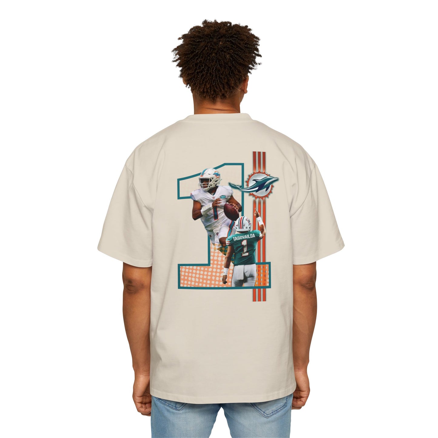 Miami Dolphins Tua Oversized Tee