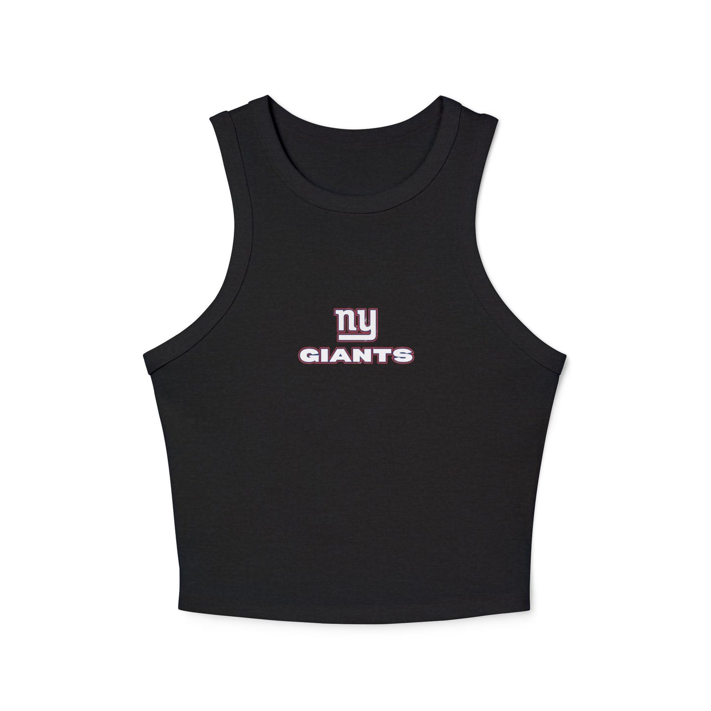 NY Giants Women's Racerback Tank Top, Football Game Day Apparel, Cute Tailgate Outfit, Athletic Ribbed Shirt, Sporty Look