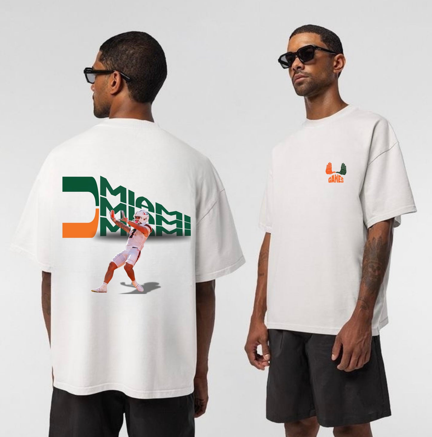 Miami Canes Oversized Tee