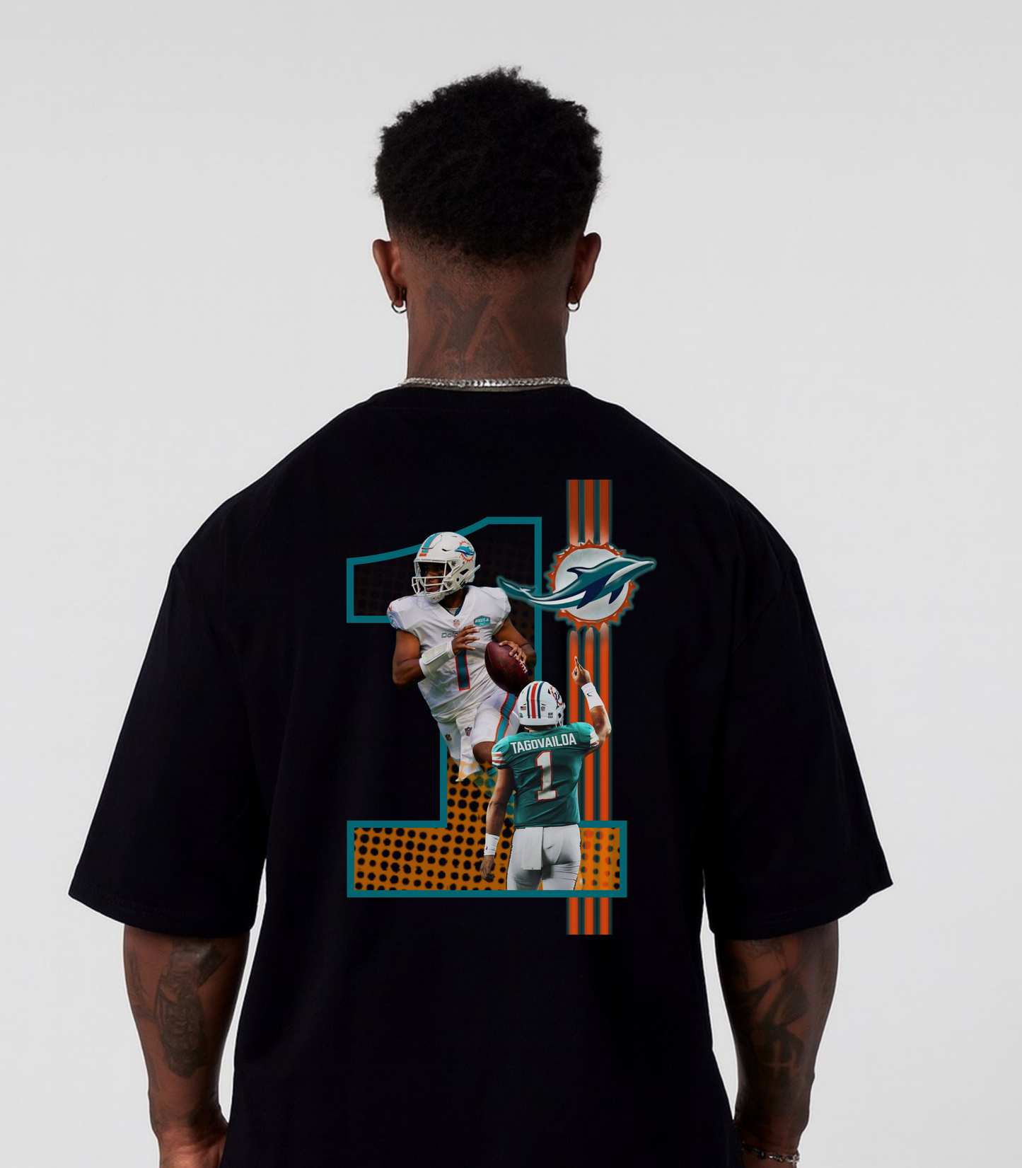 Miami Dolphins Tua Oversized Tee