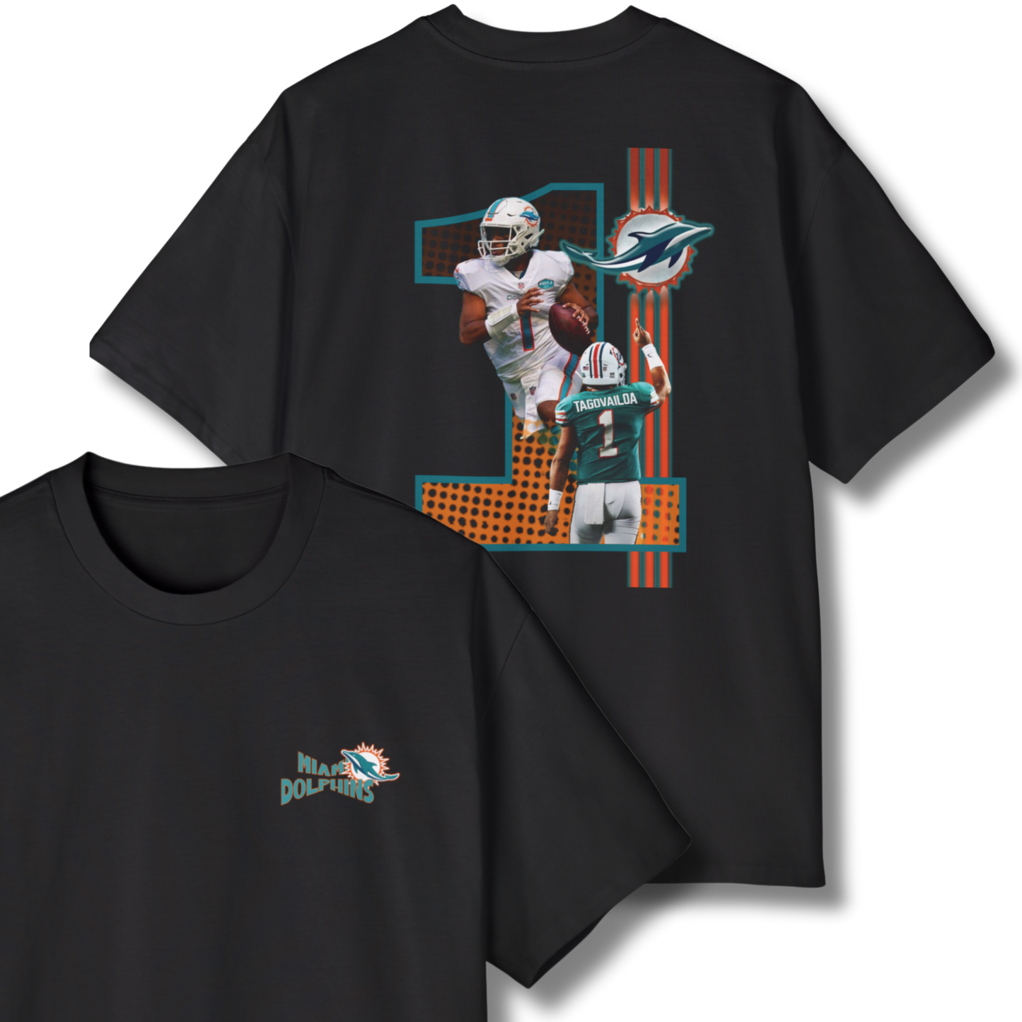 Miami Dolphins Tua Oversized Tee