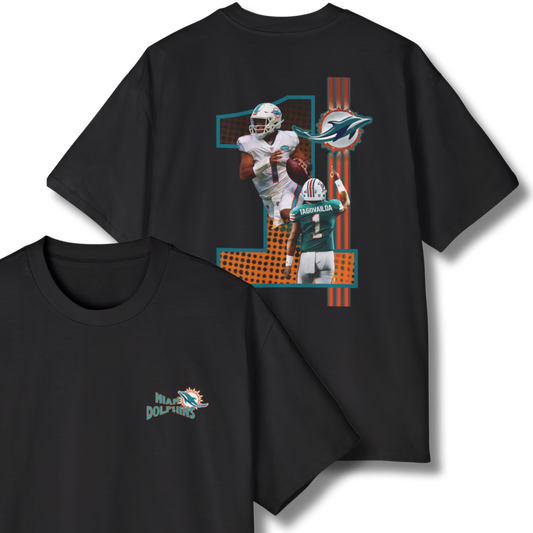 Miami Dolphins Tua Oversized Tee