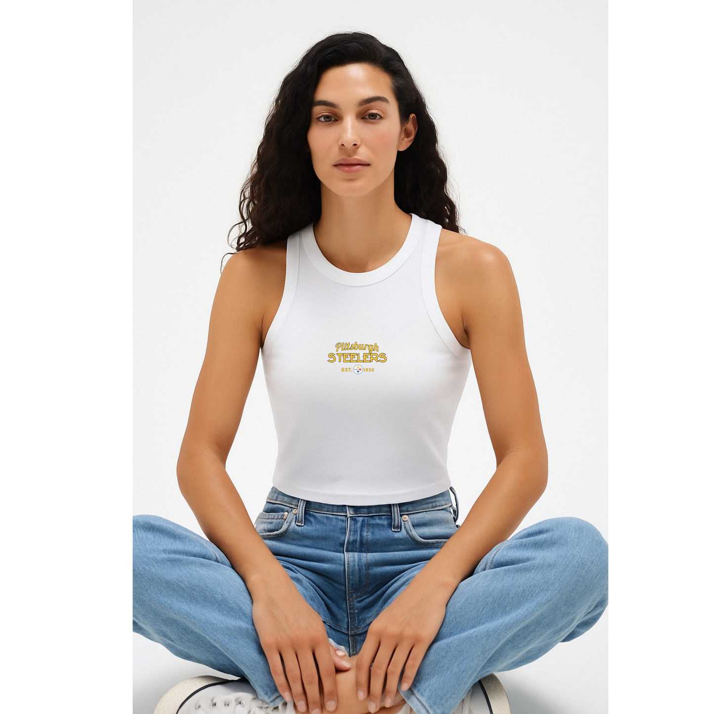 Pittsburgh Steelers Racer Tank Top