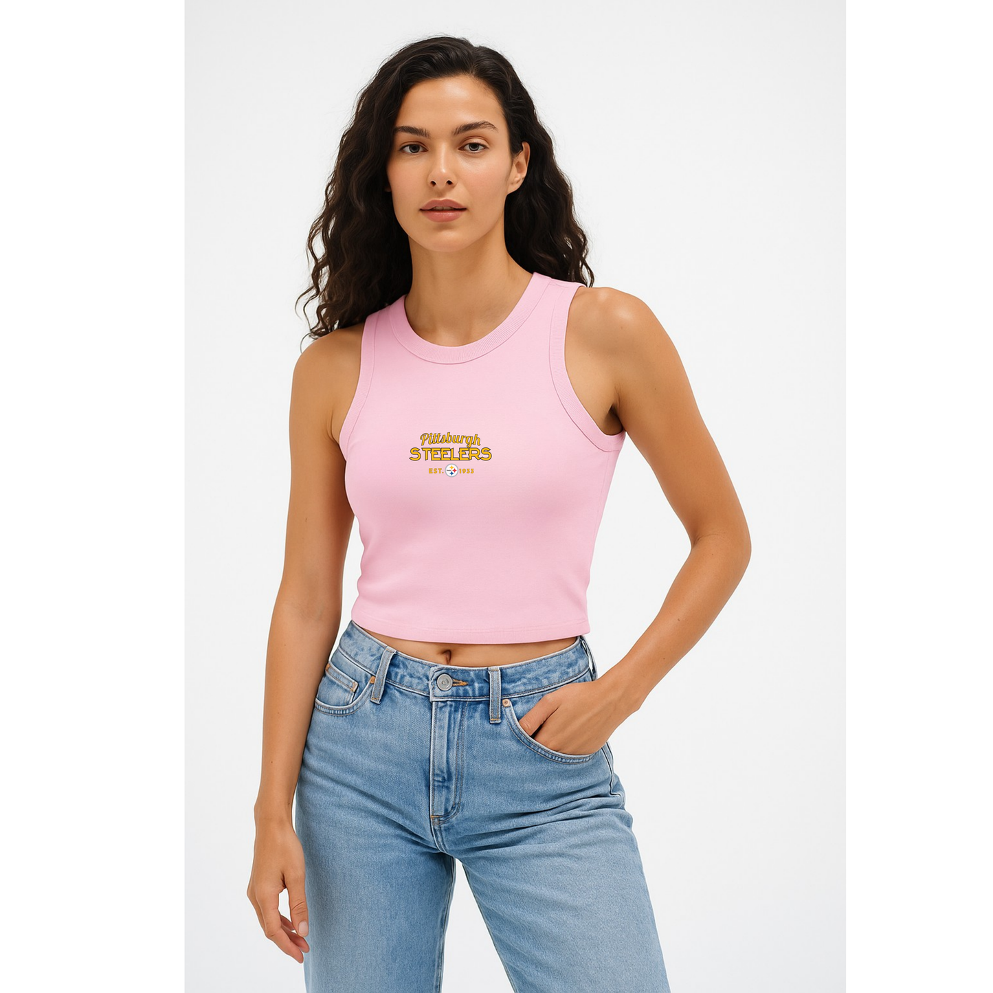 Pittsburgh Steelers Racer Tank Top