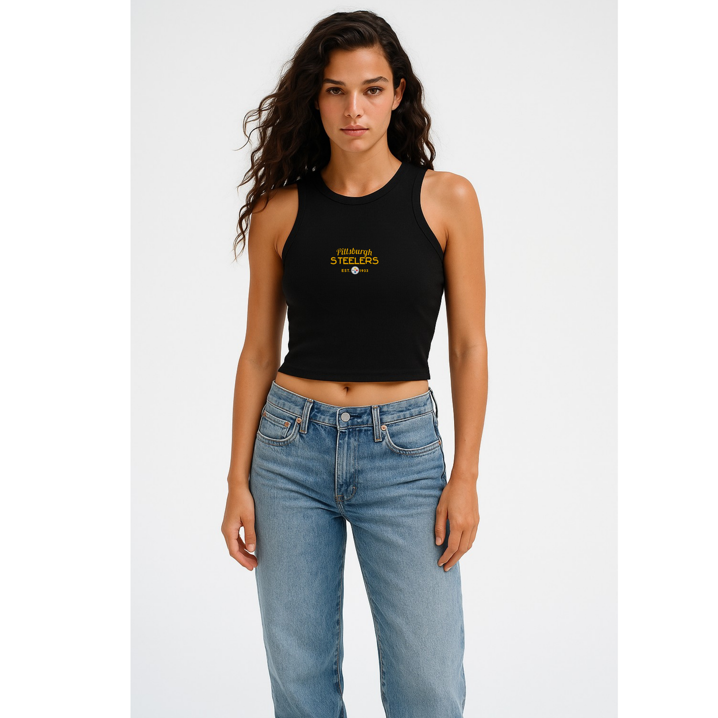 Pittsburgh Steelers Racer Tank Top