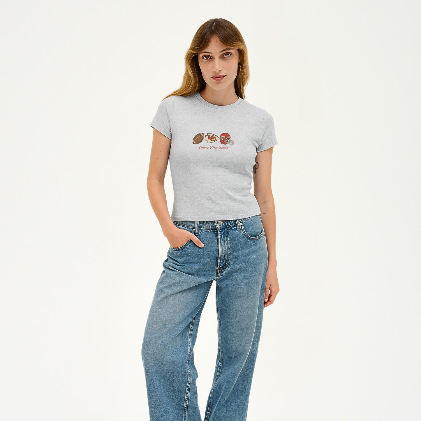 Kansas City Chiefs Tee Women's Football Graphic Shirt